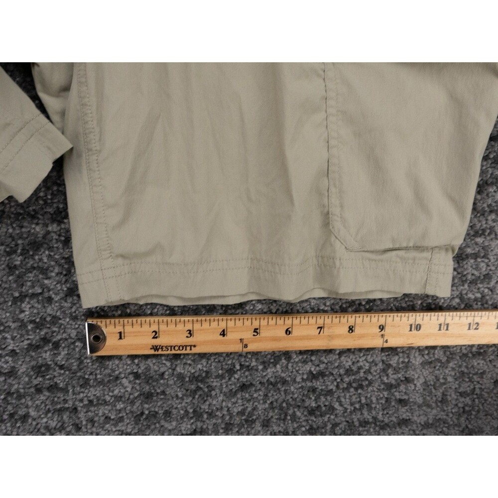 REI Cargo Shorts Womens 14 Beige Relaxed Belted Stretch Quick Dry Hike Gorpcore - Picture 15 of 16